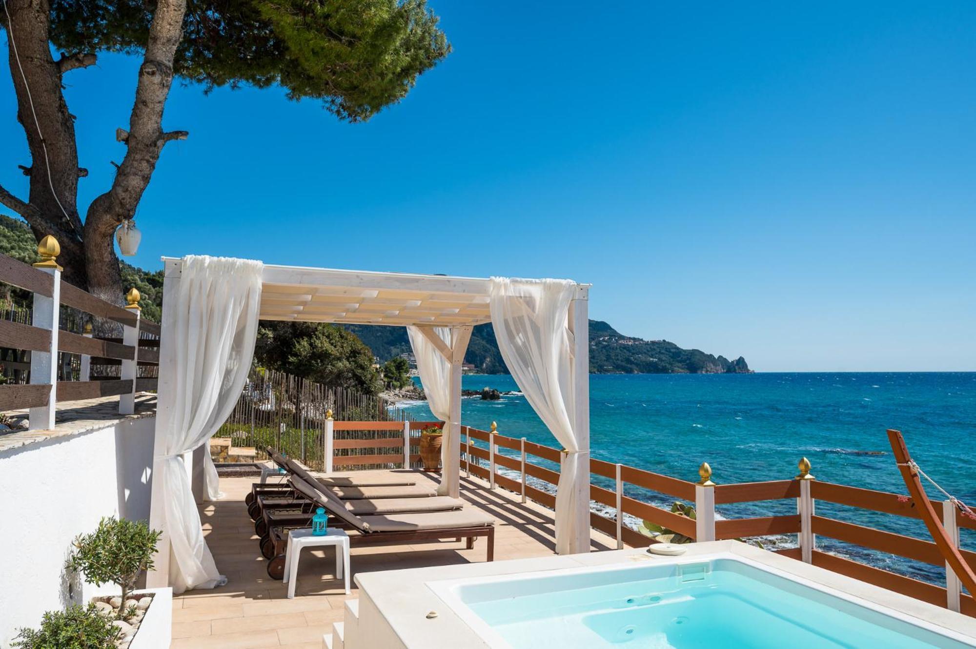Villa Renata & Villa Filippos With Private Plunge Pool By Konnect Агиос Гордиос Екстериор снимка
